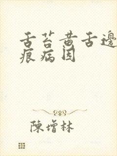 舌苔黄舌边有齿痕病因