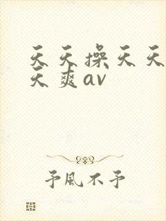 天天操天天干天天爽av