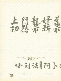 上门龙婿叶辰萧初然最新最快