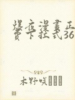 爆夜漫画正版免费下拉式36漫画网