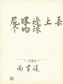 屁眼边上长出一个肉球