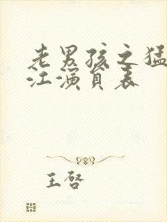 老男孩之猛龙过江演员表