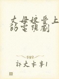 丈母娘爱上女婿的电视剧