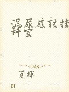 漏尿应该挂哪个科室