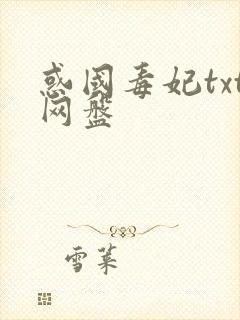 惑国毒妃txt网盘