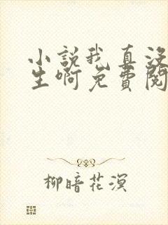 小说我真没想重生啊免费阅读全文