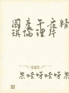 国产午夜精品琪琪伦理片封面