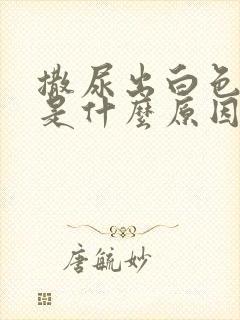 撒尿出白色液体是什么原因