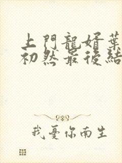 上门龙婿叶辰萧初然最后结局