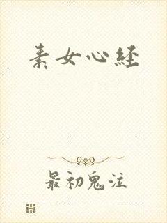 素女心经封面