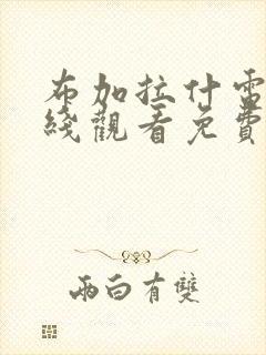 布加拉什电影在线观看免费封面