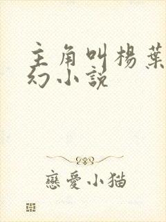 主角叫杨叶的玄幻小说