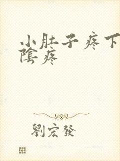 小肚子疼下坠尿阴疼