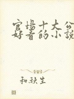 官场十大公认最好看的小说