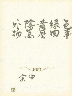 外阴黄绿色分泌物怎么回事