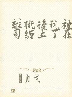 离职后我被前上司缠上了在线免费阅读