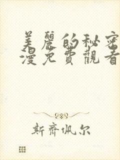 美丽的秘密4动漫免费观看封面