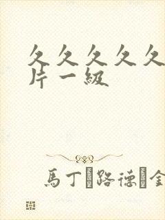 久久久久久高清片一级封面