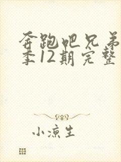 奔跑吧兄弟第一季12期完整版免费