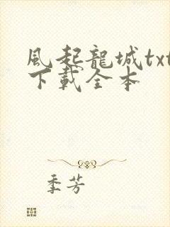 风起龙城txt下载全本