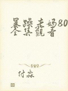 暴躁老妈80集全集观看封面
