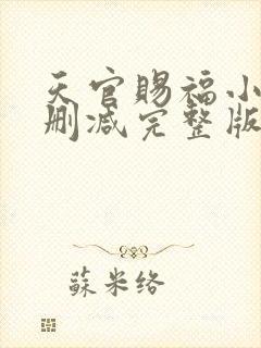 天官赐福小说无删减完整版