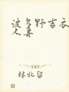 波多野吉衣守望人妻封面