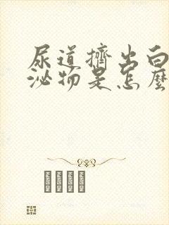 尿道挤出白色分泌物是怎么回事封面