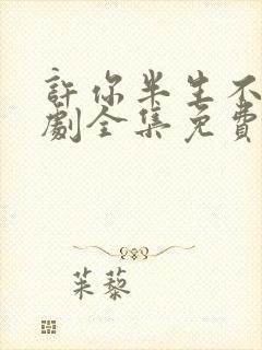 许你半生不见短剧全集免费播放