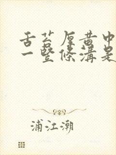 舌苔厚黄中间有一竖条沟是怎么回事封面