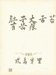 肚子大舌苔白腻有齿痕封面