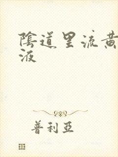 阴道里流黄色的液