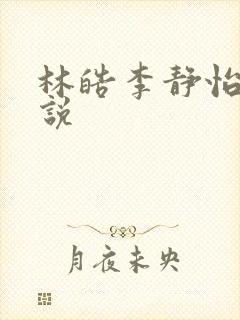 林皓李静怡的小说