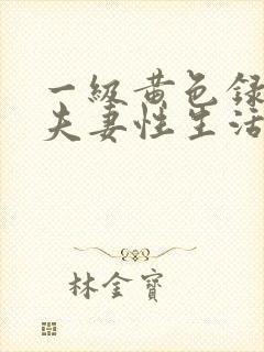 一级黄色录像.夫妻性生活