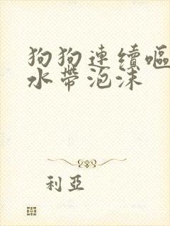 狗狗连续呕吐黄水带泡沫