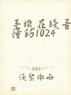 手机在线看片你懂的1024