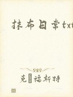 抹布日常txt