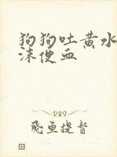 狗狗吐黄水带泡沫便血