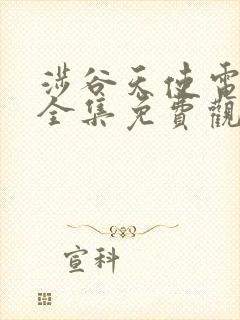 涉谷天使电视剧全集免费观看