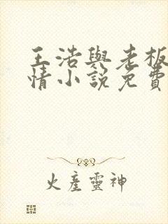 王浩与老板娘言情小说免费阅读