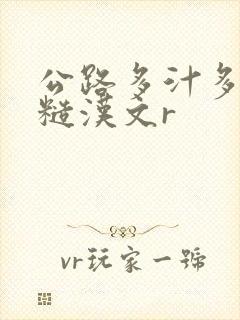 公路多汁多肉的糙汉文r封面