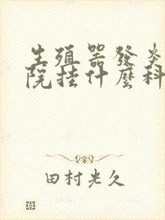 生殖器发炎到医院挂什么科