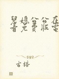 儿媳公公在线观看免费版电视剧全集封面