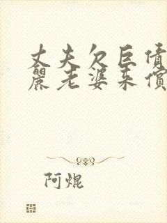 丈夫欠巨债,美丽老婆来偿还