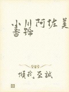 小川阿佐美封面番号封面