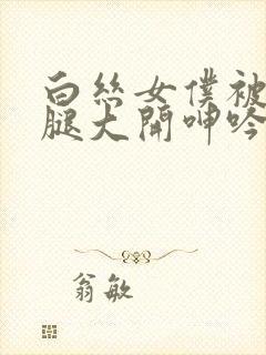 白丝女仆被c双腿大开呻吟