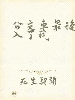 公交车最后一排入了我封面