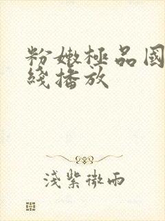 粉嫩极品国产在线播放