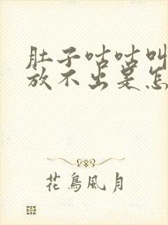 肚子咕咕叫有屁放不出是怎么回事封面