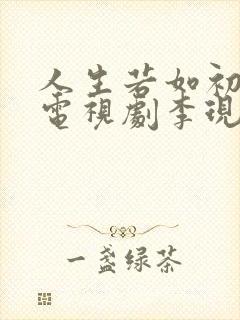 人生若如初见 电视剧李现